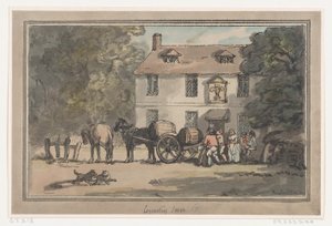 Zajazd wiejski autorstwa Thomas Rowlandson