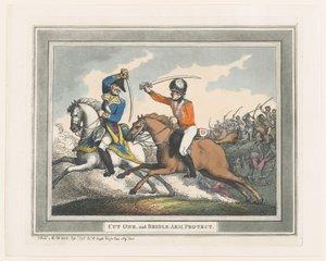 Cut One and Bridle Arm Protect, 1 września 1798., 1 września 1798. autorstwa Thomas Rowlandson