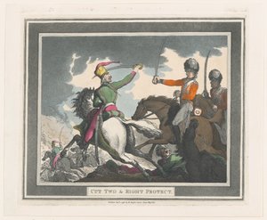 Cut Two & Right Protect, 1 września 1798., 1 września 1798. autorstwa Thomas Rowlandson