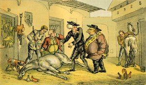 „Śmierć ciosu” autorstwa Thomas Rowlandson