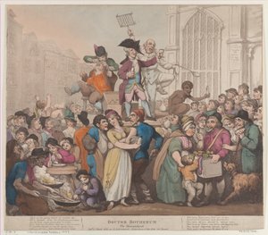 Doctor Botherum, The Montebank, 6 marca 1800 r., 6 marca 1800 r. autorstwa Thomas Rowlandson