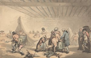 Kąpielisko dr Grahama autorstwa Thomas Rowlandson
