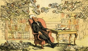 "Dr Syntax - sen lekarza" autorstwa Thomas Rowlandson