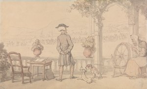 Monolog doktora Syntaxa autorstwa Thomas Rowlandson