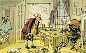 „Dr Syntax i księgarz” autorstwa Thomas Rowlandson