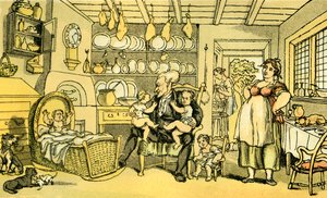 „Dr Syntax został pielęgniarką” autorstwa Thomas Rowlandson