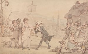 Dr Syntax z Kitty Cowslip autorstwa Thomas Rowlandson