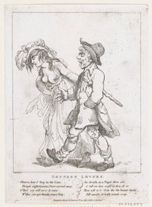Pijani kochankowie, 15 marca 1798., 15 marca 1798. autorstwa Thomas Rowlandson