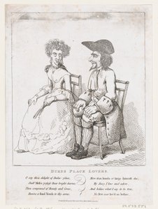 Dukes Place Lovers, 21 lutego 1797., 21 lutego 1797. autorstwa Thomas Rowlandson
