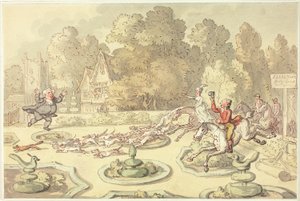 Rozwścieczony wikary autorstwa Thomas Rowlandson