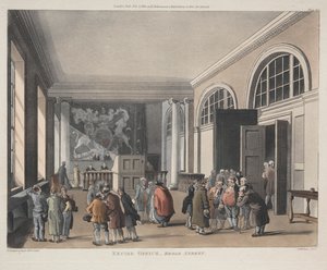 Urząd Akcyzowy, ul. Szeroka autorstwa Thomas Rowlandson