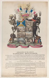 Wyjaśnienie broni Napoleona Bonaparte, kwiecień 1814., kwiecień 1814. autorstwa Thomas Rowlandson