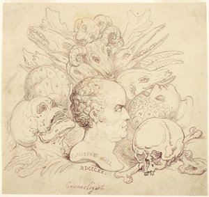 F. Josephus Gall, kraniolog autorstwa Thomas Rowlandson