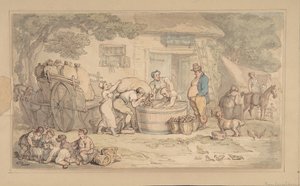Scena rolnicza, 1780-1827. autorstwa Thomas Rowlandson