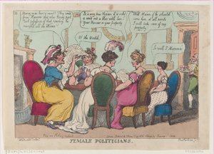 Polityczki, 1 stycznia 1808 r., 1 stycznia 1808 r. autorstwa Thomas Rowlandson
