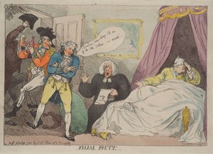 Szacunek dla rodziców autorstwa Thomas Rowlandson