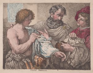Philus Prodigus Syn marnotrawny, 1783-95., 1783-95. autorstwa Thomas Rowlandson