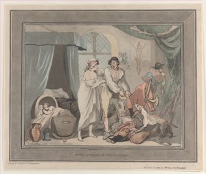 Czwarta godzina w kraju, 20 października 1790., 20 października 1790. autorstwa Thomas Rowlandson