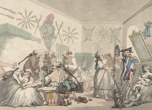 Koszary francuskie, 12 sierpnia 1791 r., 12 sierpnia 1791 r. autorstwa Thomas Rowlandson