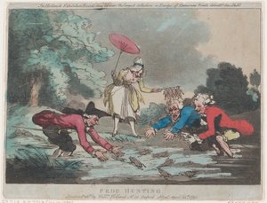Polowanie na żaby, 20 kwietnia 1790., 20 kwietnia 1790. autorstwa Thomas Rowlandson