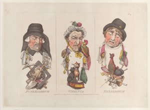 Pogrzeb, Wirginia, Hazard, 15 sierpnia 1800 r., 15 sierpnia 1800 r. autorstwa Thomas Rowlandson