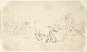 Przechodzenie na tył z powodu choroby autorstwa Thomas Rowlandson