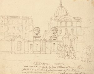 Szpital w Greenwich autorstwa Thomas Rowlandson