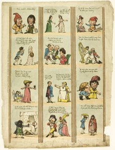 Groteskowe ramki do przedpokojów i pokoi autorstwa Thomas Rowlandson