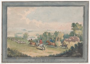 Polowanie na zające, 1 lutego 1789., 1 lutego 1789. autorstwa Thomas Rowlandson