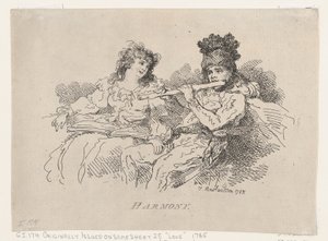 Harmonia, 12 sierpnia 1785 r., 12 sierpnia 1785 r. autorstwa Thomas Rowlandson