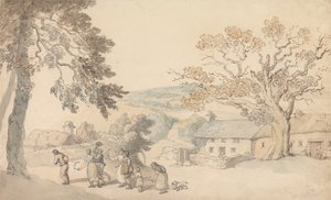 Wyjazd kombajnów autorstwa Thomas Rowlandson