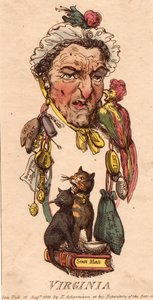Miejscowości: Wirginia autorstwa Thomas Rowlandson