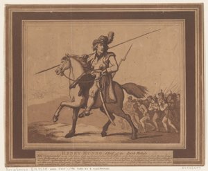 Henry Munro, przywódca irlandzkich rebeliantów autorstwa Thomas Rowlandson