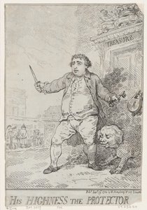 Jego Wysokość Protektor, 19 stycznia 1784 r., 19 stycznia 1784 r. autorstwa Thomas Rowlandson
