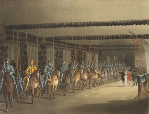 Horse Armoury, Tower of London, 1 listopada 1809., 1 listopada 1809 autorstwa Thomas Rowlandson