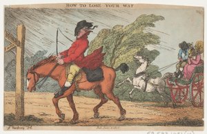 Jak zgubić drogę, 11 czerwca 1808 r., 11 czerwca 1808 r. autorstwa Thomas Rowlandson
