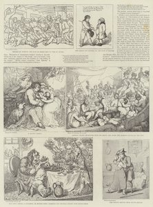 Sztuka humorystyczna na Królewskiej Wystawie Marynarki Wojennej autorstwa Thomas Rowlandson
