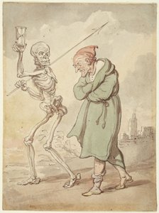 Ilustracja do „Tańca śmierci” autorstwa Thomas Rowlandson