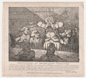 Imitations at Drury-Lane Theatre Malownicze piękności Boswell, Part the Secon..., 20 czerwca 1786. autorstwa Thomas Rowlandson