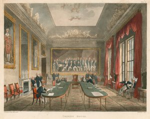 Wnętrze Trinity House autorstwa Thomas Rowlandson