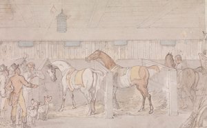 Интерьер Stablepolish autorstwa Thomas Rowlandson
