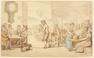 Wnętrze karczmy autorstwa Thomas Rowlandson