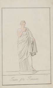Młoda Rzymianka autorstwa Thomas Rowlandson