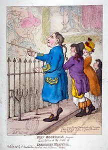 „John Rosedale, marynarz, wystawca hali szpitala Greenwich”, 1807 r. autorstwa Thomas Rowlandson