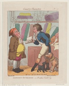 London Outrider, czyli Brother Saddlebag, 10 września 1799., 10 września 1799. autorstwa Thomas Rowlandson