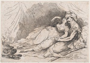 Miłość na Wschodzie autorstwa Thomas Rowlandson