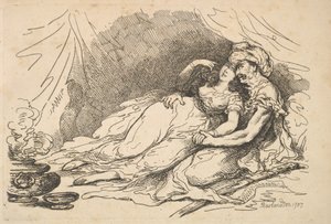 Miłość na Wschodzie, 1787. autorstwa Thomas Rowlandson