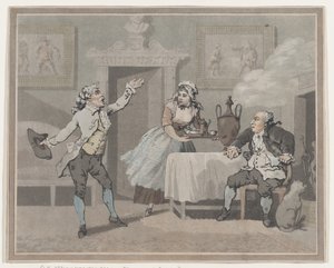 Manager i Spouter, 1 lipca 1802, 1 lipca 1802. autorstwa Thomas Rowlandson