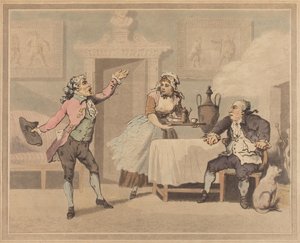 Kierownik i prezenter autorstwa Thomas Rowlandson