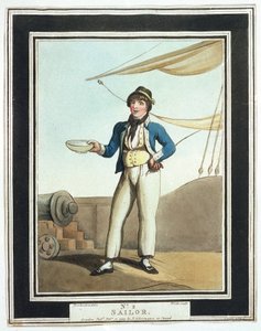 Marynarze, w czasach Horatio Nelsona (1758-1805), przydzielani do różnych prac w zależności od ich umiejętności, niektórzy pracowali na masztach załadowanych na skrzydło, inni na górnym pokładzie, odpowiedzialni za kotwicę, jeszcze inni byli częścią zespoł autorstwa Thomas Rowlandson